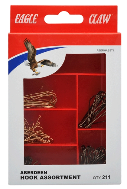 Picture of Eagle Claw Eagle Claw Aberdeen Hook Assortment, 211Pk