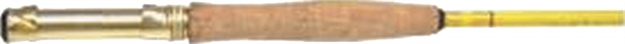 Picture of Eagle Claw Featherlight Fly Rod, 6'6", 2 Pc, Slow, 8 Guides + Tip, 4-5 Parab