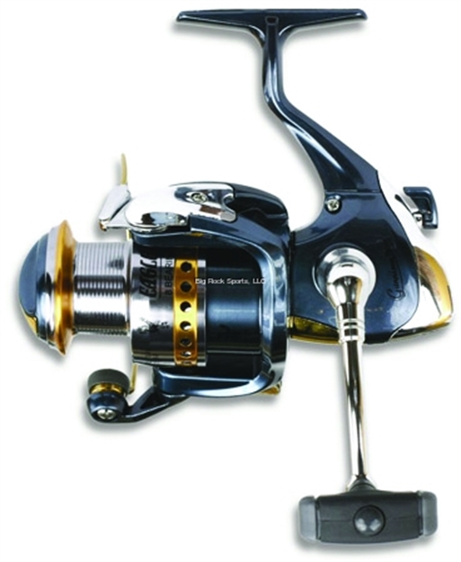 Picture of Eagle Claw Gunnison Spin Reel, Ambi, 7Bb + 1Rb, 4.3:1 Ratio, Gold Anod. Lip Spool