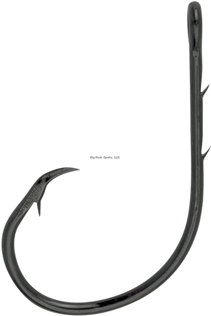 Picture of Eagle Claw Lazer Sharp Offset Baitholder Circle Hook, SZ 7/0, Platinum Black, 20 PK