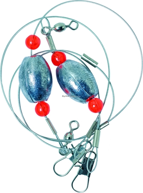 Picture of Eagle Claw Lazer Sharp Ready Rig 18" With 1-1/2Oz Egg Sinker 2Pk