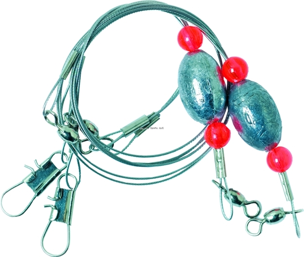 Picture of Eagle Claw Lazer Sharp Redfish Leader 31" With 1Oz Egg Sinker 2Pk