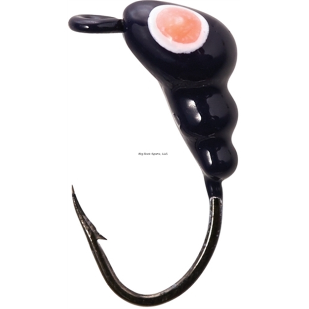 Picture of Eagle Claw Lazer Sharp Tungsten Wide Gap Ant Ice Jig Size 14 Glow Red W/Eye 1/56Oz