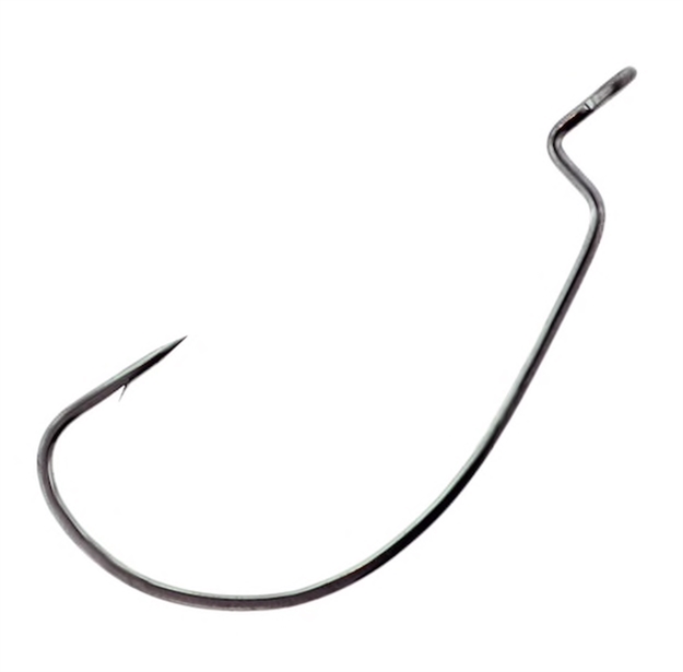 Picture of Eagle Claw Lazer X-Wide Gap Worm Blk-Plt