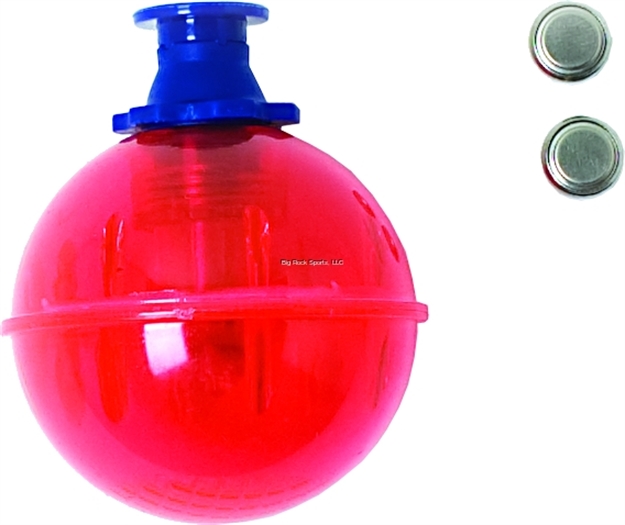 Picture of Eagle Claw Round Lighted Bobber W/Batteries 1-3/4" Red