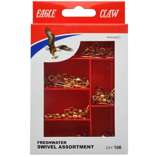 Picture of Eagle Claw Eagle Claw Swivel Assortment, 106Pk