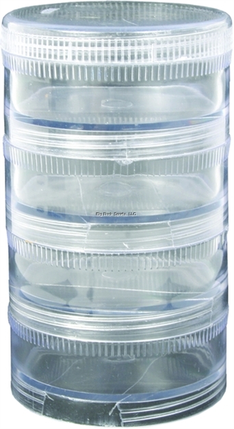 Picture of Eagle Claw Tackle Box Jars 2-1/2X1-1/4 4-Compartment