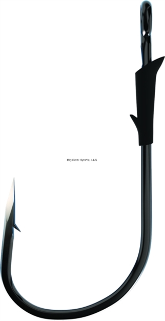 Picture of Eagle Claw Trokar Ewg Flippin' Hook, Size 4/0, Forged, Extra Wide Gap, Welded Eye, Black Chrome, 15 Per Pack