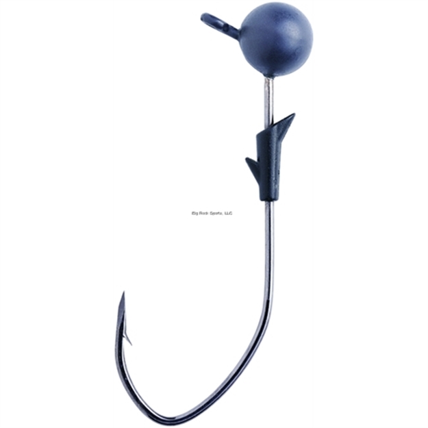 Picture of Eagle Claw Trokar Pro-V Big Nasty Ball Head Jig, 1/8Oz Tungsten, Black