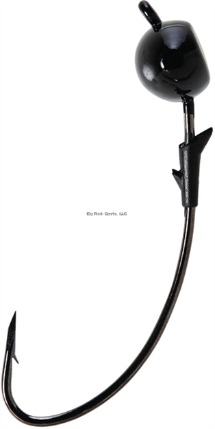 Picture of Eagle Claw Trokar Scorpion Shakey Head Jig, 1/8Oz Lead, Black