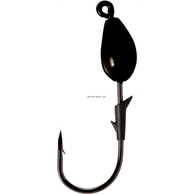 Picture of Eagle Claw Trokar Swimbait Head W/Molded Bait Keeper, 3/4Oz,  Black