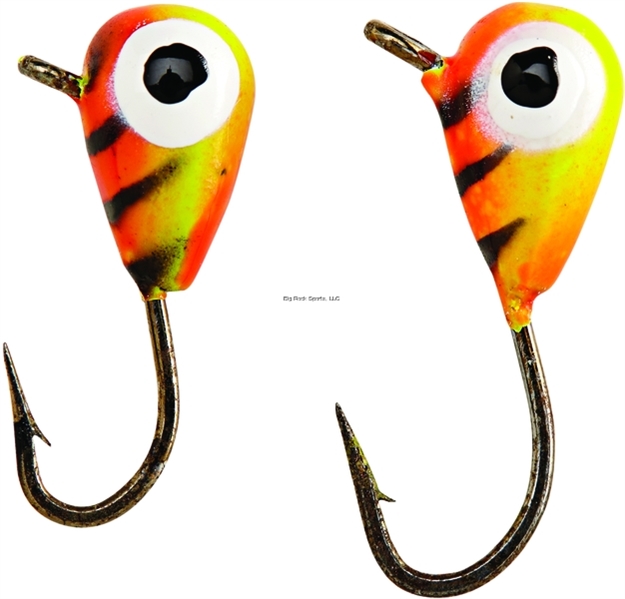 Picture of Eagle Claw Tungsten Arctic Ice Jig Size 10 Fire Tiger