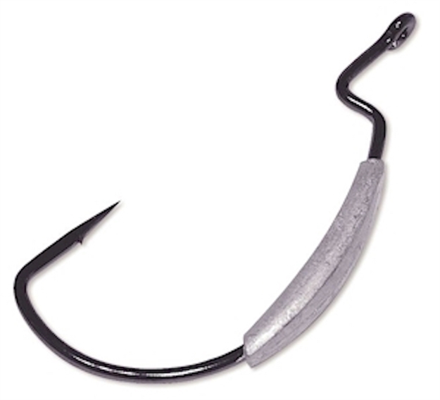 Picture of Eagle Claw Wgt Widegap 1/8 Blk Worm 5Ct L092g-8-5/0