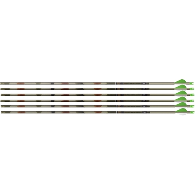 Picture of Easton Arrow Fmj 5Mm 400 W/ 2" Blazer Vanes 6-Pk Woodlnd Camo