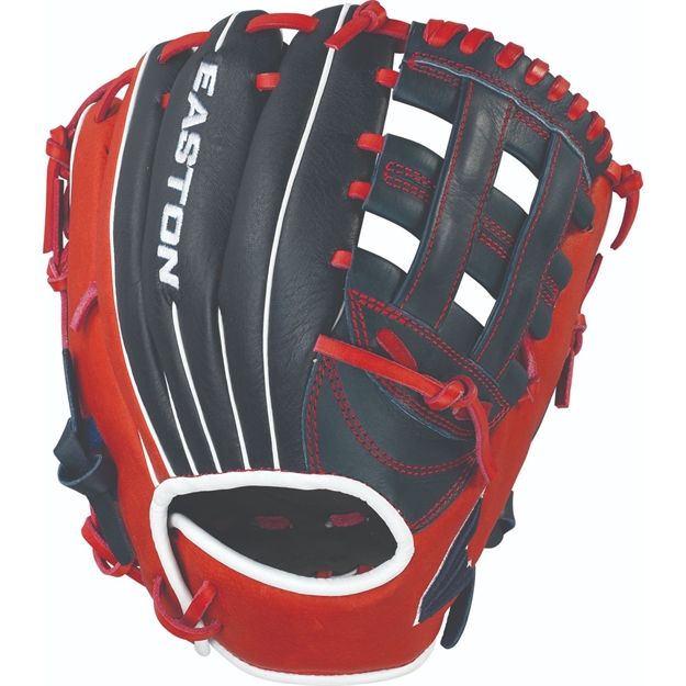 Picture of Easton Future Elite Series Baseball Glv Rd-Nvy-Wht RH Throw