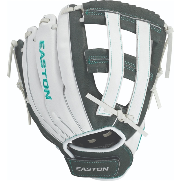 Picture of Easton Ghost Flex Softball Glove 11In Gry-Wht-Grn RH Throw