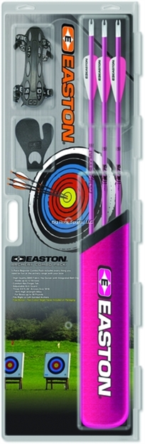 Picture of Easton RC Youth Recurve Bow Archery Kit Pink Arrows