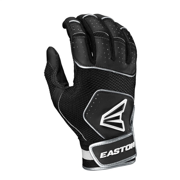 Picture of Easton Walk-Off NX Baseball Batting Gloves-Adult-S-Black 8074695 628412372050