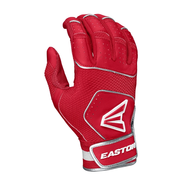 Picture of Easton Walk-Off NX Baseball Batting Gloves-Youth-M-Red