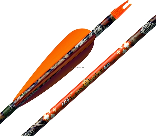 Picture of Easton Xx75 Camo Hunter Arrows 2117 4" Vanes W/Super Nocks/Inserts