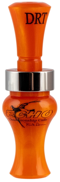 Picture of  Echo Calls 79026 Timber  Double Reed Mallard Sounds Attracts Ducks Orange Pearl Acrylic 643680790269