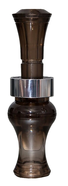 Picture of  Echo Calls 77750 Timber  Double Reed Mallard Sounds Attracts Ducks Smoke Gray Polycarbonate 643680777505