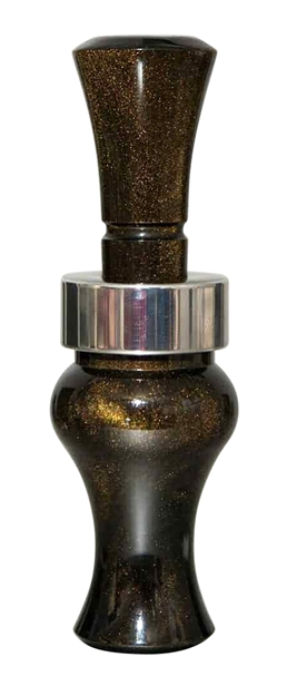 Picture of  Echo Calls 78905 Meat Hanger  Double Reed Mallard Sounds Attracts Ducks Black Gold Pearl Acrylic 643680789058