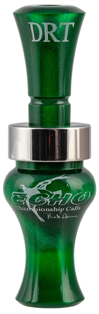 Picture of  Echo Calls 79021 Timber  Double Reed Mallard Hen Sounds Attracts Ducks Green Pearl Acrylic 643680790214