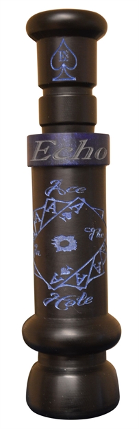 Picture of  Echo Calls 90022 Ace IN The Hole  Single Reed Attracts Ducks/ Mallard Sounds Matte Black Acrylic 643680900224