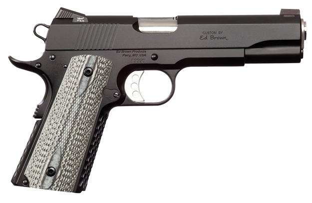 Picture of ED Brown Ae-Ss-G4 Alpha Elite Gen4 Sao 45 Acp 5" 7+1 Poly Grip Black