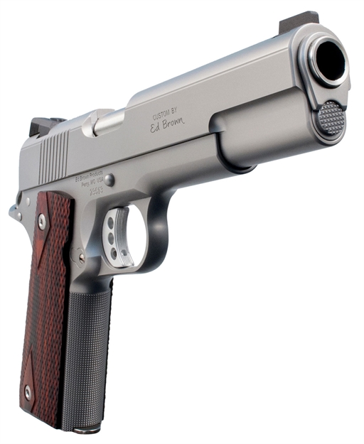 Picture of ED Brown E18ss Executive Elite Single 45 Automatic Colt Pistol (Acp) 5" 7+1 Black VZ Grip Stainless Steel