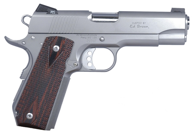Picture of ED Brown Ecss Executive Carry Soa 45 Acp 4.2" 7+1 Laminate Wood Grip Stainless