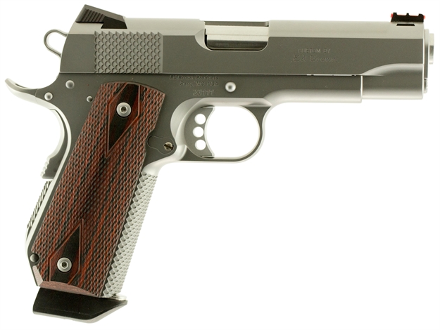 Picture of ED Brown Kcss9mm Kobra Single 9Mm Luger 4.25" 7+1 Laminate Wood Grip Stainless