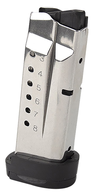 Picture of  ED Brown Rmpmag8shield M&P  8Rd Extended 9Mm Luger Fit S&W M&P Shield Stainless Steel 800732300702