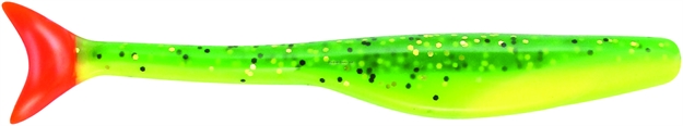 Picture of Egret Wedgetail Eel Swimbait, 5", Firetiger, 6/Pack