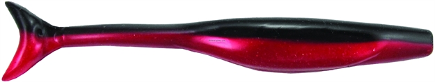 Picture of Egret Wedgetail Eel Swimbait, 5", Red Shad, 6/Pack