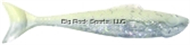 Picture of Egret Wedgetail Minnow Swimbait, 3 1/2", Bone Flash, 8/Pack