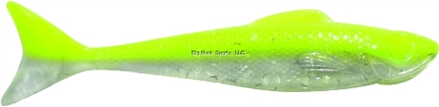 Picture of Egret Wedgetail Minnow Swimbait, 3 1/2", Chartreuse Flash, 8/Pack