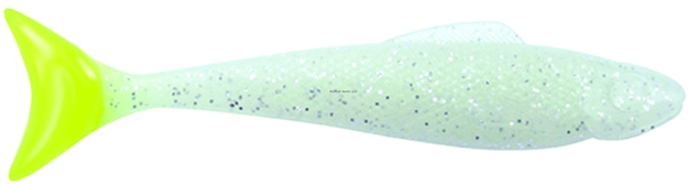 Picture of Egret Wedgetail Minnow Swimbait, 3 1/2", Glow Sparkle Chartreuse, 8/Pack