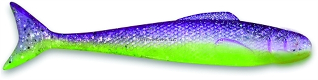 Picture of Egret Wedgetail Minnow Swimbait, 3 1/2", Mardi Gras, 8/Pack