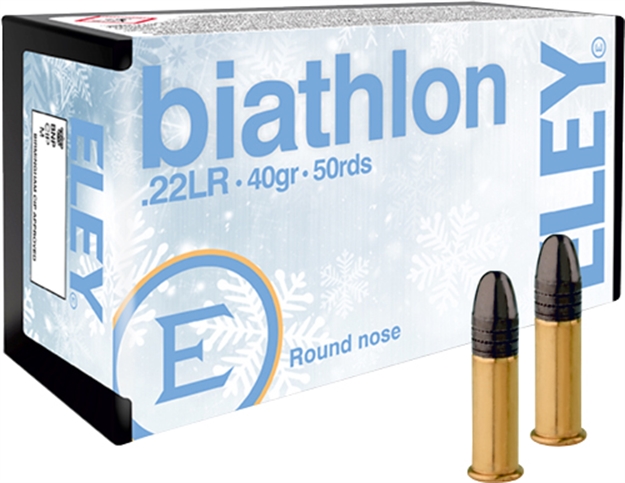 Picture of Eley Americas Biathlon Club 22Lr 40Gr RN 50Rd 100Bx/Cs 03130