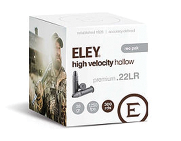Picture of Eley Americas Hvelocity Hollow 22Lr 38Gr 1250Fps 300Bx