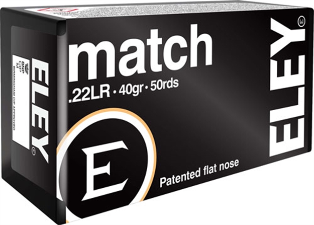 Picture of Eley Americas Match 22Lr 40Gr Eps 50Rd 100Bx/Cs 650911011000 -