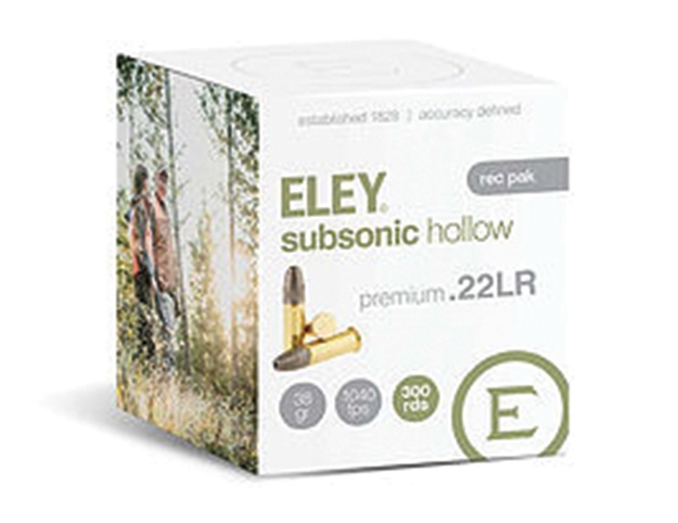 Picture of Eley Americas Subsonic  Hollow 22Lr 38Gr 1040Fps 300Bx