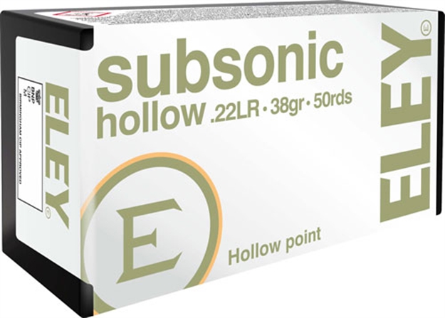 Picture of Eley Americas Subsonic 22Lr 38Gr HP 50Rd 100Bx/Cs 5400