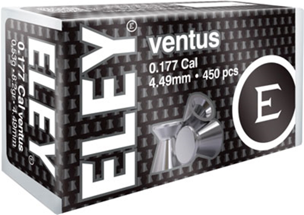 Picture of Eley Americas Ventus Pellets .177 4.49Mm 8.2 Grains 450-Pack