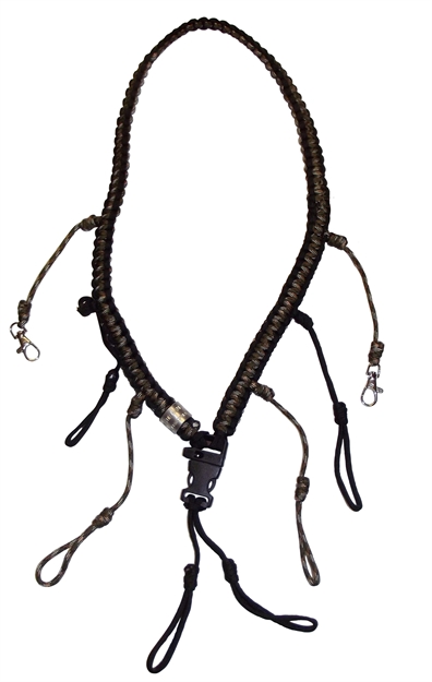 Picture of Eliminator Calls Duck Call Lanyard 7 Drop Camo Paracord
