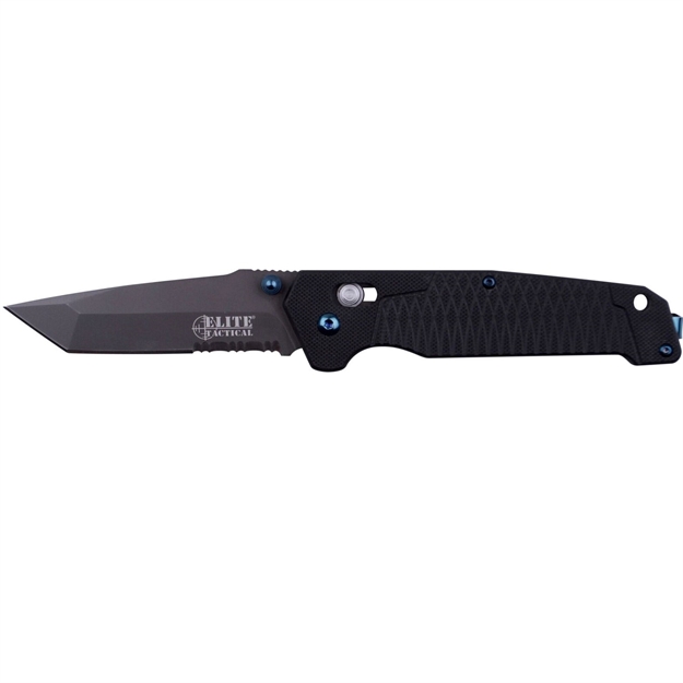 Picture of Elite Tactical Evolution Folding Clip Tanto Knife 4.5 Closed