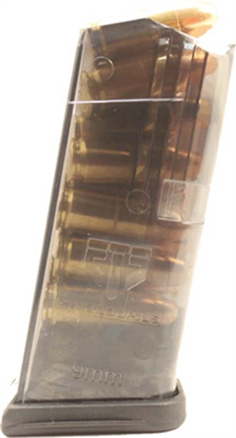 Picture of Elite Tactical Magazine Glock 26 9Mm 10Rd Translucent Polymer