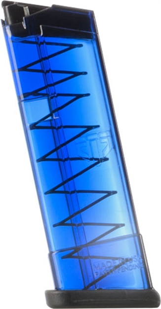 Picture of Elite Tactical Magazine Glock 43 9Mm 9Rd Trans Blue Fits 43